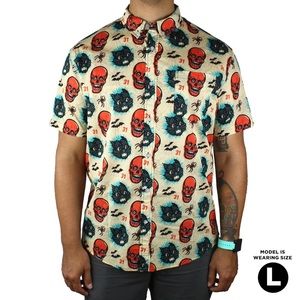 Men’s Spooky Button-Up shirt